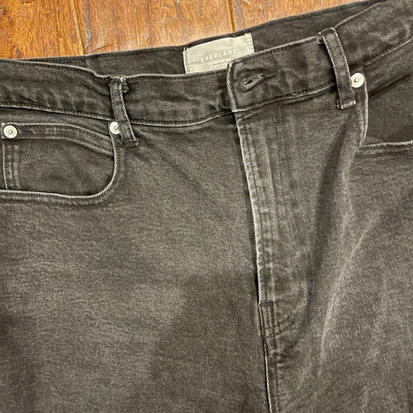 Everlane Way High Washed Black Size 31 Crop Denim Jeans - Picture 2 of 8